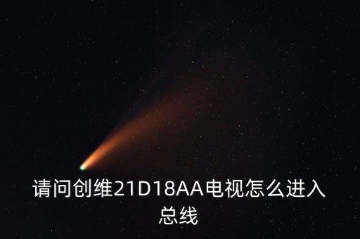 请问创维21D18AA电视怎么进入总线