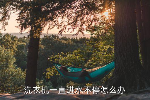 洗衣机一直进水不停怎么办