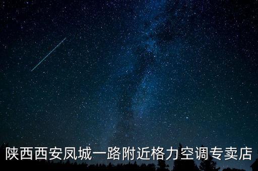 陕西西安凤城一路附近格力空调专卖店