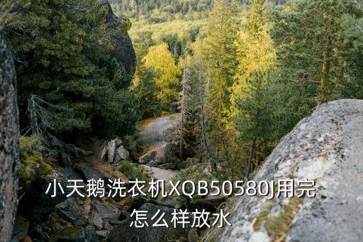 小天鹅洗衣机XQB50580J用完怎么样放水